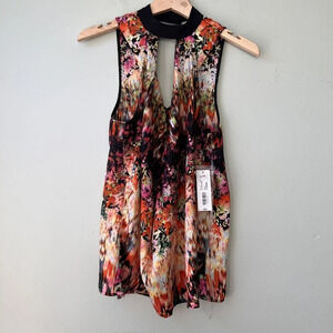 Allen B. By Allen Schwartz Sleeveless Blouse XS Polyester‎